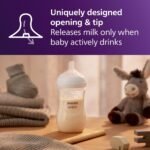 Philips Avent Natural Baby Bottles, Medium Flow, 9 oz, BPA-Free, 4-Pack - Image 3