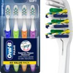 Oral-B Toothbrush, Vibrating Plaque Remover Pulsar, Vibrating Battery Toothbrush, Soft, 4 Count