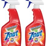 Zout Laundry Stain Remover Spray, Blood, Grass & Oil Stains, 22 oz, 2-Pack