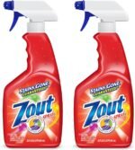 Zout Laundry Stain Remover Spray, Blood, Grass & Oil Stains, 22 oz, 2-Pack