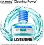 Listerine Cool Mint Alcohol Free Mouthwash, Mild Mint, 33.8 fl. oz/1 L - Image 2