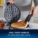 Oster Nonstick Belgian Waffle Maker, Nonstick Ceramic Waffle Iron - Image 5