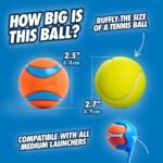 Chuckit! Ultra Rubber Dog Ball, Floating Fetch Toy, Medium 2.5-in, 2-Pack - Image 4