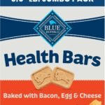 Blue Buffalo Health Bars Bacon Egg & Cheese Dog Biscuits, 3.5 lb