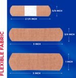 BAND-AID Brand Flexible Fabric Adhesive Bandages, Assorted Sizes, 100 Count - Image 5