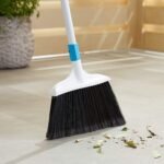Amazon Basics Heavy-Duty Floor Cleaning Broom with Stiff Bristles, Sturdy 3-Piece Handle, Easy to Assemble, Indoor Outdoor Use for Driveways and Sidewalks, Blue and White - Image 5