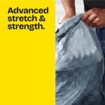 Glad Tall Kitchen Drawstring Trash Bags - Odorshield 13 Gallon White Trash Bag, Febreze Fresh Clean, 110 Count - Image 3