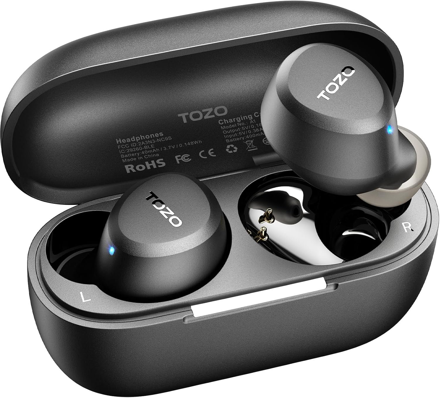 814jNKVFgL._AC_SL1500_ TOZO A1 Wireless Earbuds Bluetooth 5.3 Light Weight in Ear Headphones - Image 1