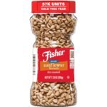 Fisher Dry Roasted Sunflower Seeds Kernels with Sea Salt, 7.25 oz, Sunflower Seeds to Eat, Gluten-Free, No Sugar Added, Crunchy Snacks for Adults, Perfect for Salads, Yogurt, & On-the-Go Snacking