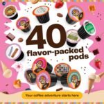 Crazy Cups Flavored Coffee Pods Variety Pack for Keurig K Cups Brewers, Assorted Flavored Coffee Sampler, 40 Count - Image 2