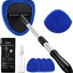 AstroAI 21" Extra-Long Windshield Cleaner Tool & Car Interior Detailing Kit