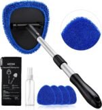 AstroAI 21" Extra-Long Windshield Cleaner Tool & Car Interior Detailing Kit