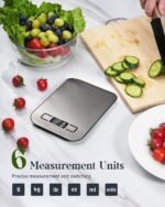 Food Scale, Digital Kitchen Scale with Grams & Ounces Units, 11lb - Image 2
