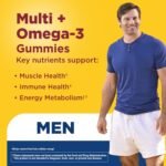 Nature Made Mens Multivitamin Gummies with Omega-3, 150 Count - Image 3