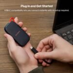 Sandisk 1TB Portable SSD, Up to 1000MB/s Read Speeds, Black (New Model) - Image 4