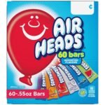 Airheads Full-Size Candy Bars, Assorted Taffy Variety Pack, 60 Count Box - Image 3
