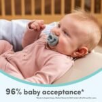 NUK Timeless Comfy Orthodontic Pacifier, 0-6 Months, 5-Pack, Pink Assorted - Image 4
