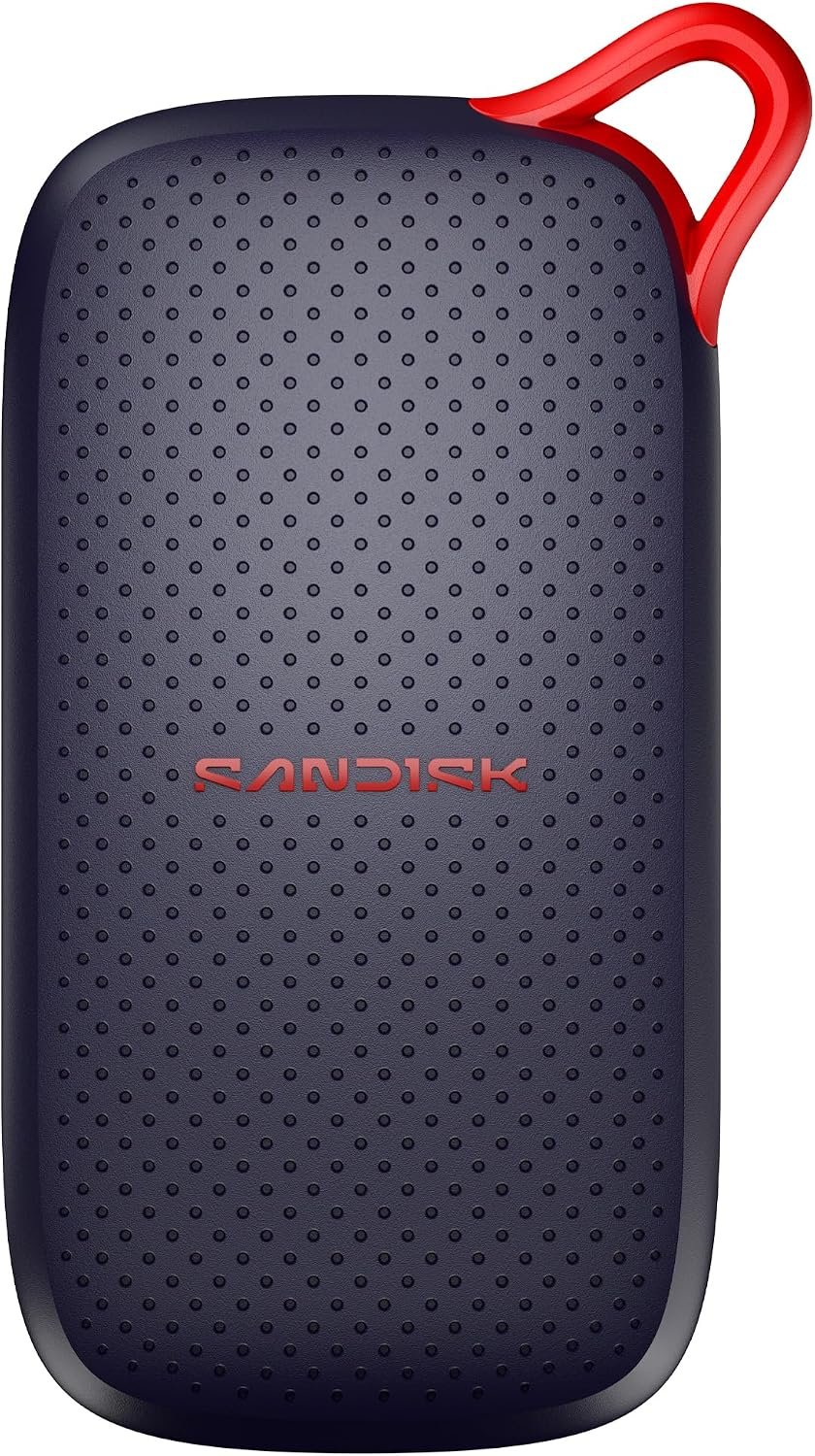 81AU7KLCkL._AC_SL1500_ Sandisk 1TB Portable SSD, Up to 1000MB/s Read Speeds, Black (New Model) - Image 1
