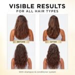 Pantene Shampoo & Conditioner Set, Daily Moisture Renewal with Vitamin E - Pro-V Nutrients for Dry, Color-Treated, Straight to Curly Hair, 72-Hour Hydration & Softness, Twin Pack, 52.8 Oz Total - Image 5