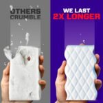 Mr. Clean Magic Eraser, All Purpose Cleaner, Cleaning Scrubber, Wall, Sneaker, Kitchen, Bathroom, Shower Cleaning Supplies, Melamine Pads, Whole Home Extra Durable, 12ct - Image 5