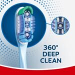 Colgate 360 Deep Clean 4-in-1 Bacteria Removal Toothbrushes, Medium, 4 - Image 3
