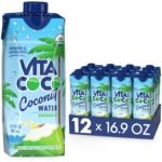 Vita Coco Organic Coconut Water, Original, 16.9 Oz (Pack of 12)