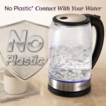 Cosori Electric Kettle, No Plastic Contact with Water, 1.7L, Black - Image 2