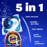 Tide Hygienic Clean Power PODS Laundry Detergent Pacs, Original Scent, 63 Count, Removes Visible and Invisible Dirt - Image 3
