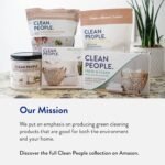 The Clean People Dishwasher Detergent Powder | Cuts Grease and Rinses Sparkling Clean | Residue-Free (30 Ounce, Lemon Verbena) - Image 5