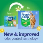 Fresh Step Advanced Odor Shield Clumping Cat Litter with Gain, 18.5 lb, 2Pk - Image 2