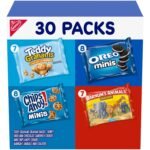 Nabisco Team Favorites Snacks Variety Pack, 4 Flavors, 30 Snack Packs