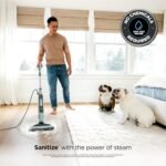 Shark Steam & Scrub Steam Mop, All-in-One Hard Floor Cleaner, Grey, S8001 - Image 3