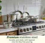 Cuisinart Chef's Classic Stainless Steel Pots and Pans Set, 11 pc, 77-11G - Image 3