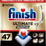 Finish Ultimate Quantum Dishwasher Pods, Dish Detergent, Fresh Scent, 47ct