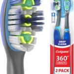 Colgate 360 Advanced Floss Tip Soft Toothbrush, 2 Pack