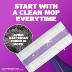 Swiffer WetJet Hardwood Floor Cleaner Spray Mop Pad Refill, Bathroom Cleaning Supplies, Hardwood Floor Cleaner, Multi Surface, 24 Count - Image 4