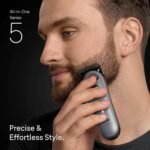Braun Series 5 All-in-One Beard & Body Grooming Kit for Men, Cordless Trimmer, Hair Clippers & Shaver for Face, Hair & Body with Smooth Shave Head, AIO 5510 - Image 2