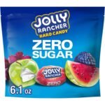 JOLLY RANCHER Zero Sugar Assorted Fruit Hard Candy Bulk Bag, 6.1 oz
