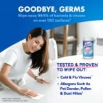 Lysol Disinfecting Wipes, Multi-Surface Cleaner, Crisp Linen, 80 ct. - Image 3