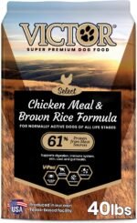 VICTOR Chicken Meal & Brown Rice Formula Dry Dog Food, 40 lb