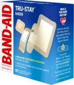 BAND-AID Brand Tru-Stay Sheer Adhesive Bandages, Assorted Sizes, 80 Count - Image 4