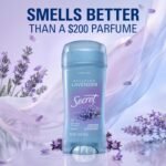 Secret Fresh Antiperspirant Deodorant for Women, 72hr Breathable Sweat & Odor Protection, Instant Freshness & Gentle, PH Balancing Minerals, Clear Gel, Relaxing Lavender Scent, 2.6 oz - Image 5