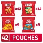 Cheez-It Cheese Crackers, Baked Snack Crackers, Lunch Snacks, Variety Pack (42 Packs) - Image 4