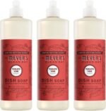 MRS. MEYER'S CLEAN DAY Liquid Dish Soap, Tomato Vine, 16 fl oz, 3 Pack