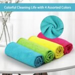 HOMEXCEL 12PK Microfiber Cleaning Cloth, Cleaning Rag for Home, 11.5x11.5in - Image 3