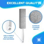 DISIWENE Pumice Cleaning Stone with Handle Toilet Bowl Cleaner Hard Water Ring Remover for Bath/Pool/Kitchen/Household Cleaning (4, 4 Pack with Handle) - Image 3