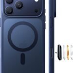 TORRAS Stronger Magnetic & Shockproof for iPhone 17 Pro Max Case Deep Blue