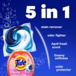 Tide Power PODs + Downy Laundry Detergent Pods, 63 Count, Soft Boosters + April Fresh - Image 3