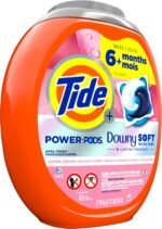 Tide Power PODs + Downy Laundry Detergent Pods, 63 Count, Soft Boosters + April Fresh - Image 4