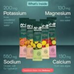 Mineral Hydration Packets – Electrolyte Powder Drink Mix with Calcium, Magnesium, Potassium – No Added Sugar, Natural Ingredients - Variety Pack (12 Packets) - Image 3